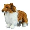 11.5'' Realistic Sheltie Dog Plush Stuffed Animal Plush Shetland Sheepdog Pillow Animals Dolls for Birthday Home Decor view 1