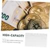 Angoily 10 Sheets Coin Collection Page Holder Currency Sleeves Coin Collection Storage Coin Collector Binder Coin Pages for Binder Money Binder Coin Binder Inserts Coin Collecting view 2