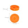 Alipis 100pcs Plastic Pulley Wheel for Toys Craft Projects and Engineering Education Mini Gear Components for Cars Airplanes and Robotics view 2