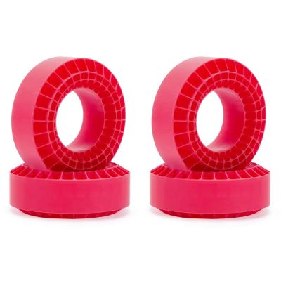 for TRX4 for SCX10 III for CJ-7 for Capra for BRX01 for TF2 for GEN8 for 1/10 RC Crawler 1.9'' Tires Soft Silica Gel Anti Foams Insert 108x42mm RC Car Parts(Red)