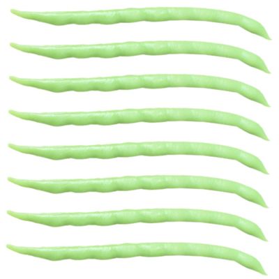 Happyyami 8pcs Lifelike Bean Simulation Model Artificial Vegetable Decorations for Home and Party Display Realistic and Safe for Tabletop Decor and Educational Use