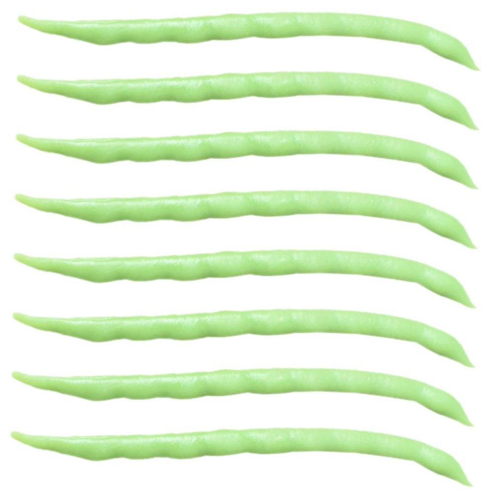 Happyyami 8pcs Lifelike Bean Simulation Model Artificial Vegetable Decorations for Home and Party Display Realistic and Safe for Tabletop Decor and Educational Use