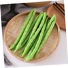 Happyyami 8pcs Lifelike Bean Simulation Model Artificial Vegetable Decorations for Home and Party Display Realistic and Safe for Tabletop Decor and Educational Use view 2