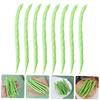 Happyyami 8pcs Lifelike Bean Simulation Model Artificial Vegetable Decorations for Home and Party Display Realistic and Safe for Tabletop Decor and Educational Use view 3