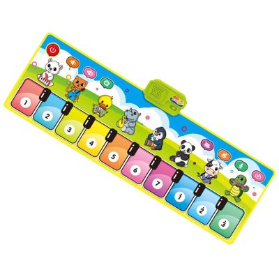 Piano Mat - Toddler Floor Music Mat, Electronic Dance Blanket | Educational Interactive Toy, Multiple Sound Modes for Kids Boys Girls, Musical Learning Activity Rug, Fun Play Mat for