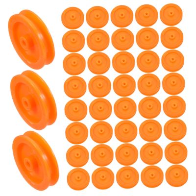 ABOOFAN 100pcs Plastic Pulley Wheels for Rc Car and Plane Toys Mini Gears for Projects Wear-resistant and Versatile Toy Accessories for Educational Models and Craft Repairs
