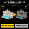 BOOZUU Light Kit for 21062 Trevi Fountain - Lighting Compatible with Trevi Fountain Building Set for Adults (Lights Only, No Model) view 3