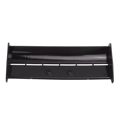 RCCar Rear Wing, RC Rear Wing, Black, Reduces The Air Resistance, Wear for 1/10 Desert Off Road Car