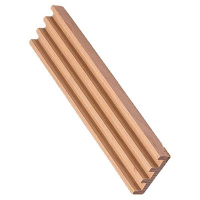 CALLARON Wooden Domino Rack Tray Organizer Solid Wood Domino Table Holder Multi-Function Board Game Accessory