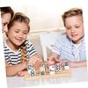 CALLARON Wooden Domino Rack Tray Organizer Solid Wood Domino Table Holder Multi-Function Board Game Accessory view 3