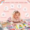 Aurasys Toddler Busy Board Montessori Toys for Girl Birthday Gift,Educational Learning Sensory Busy Book, Airplane Car Travel Activities Toy for Girl(Pink) view 3