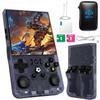 2025 Upgraded R36MAX Retro Handheld Game Console,128GB Built-in 22,000+ Classic Games,Portable Open Source Linux System,4.0-inch 4K HD IPS Screen & Video Player (Gray 128G) view 1