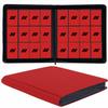 12 Pocket 720 Pockets Trading Card Binder, Ringless Side Loading Card Holder Album, Trading Card Album Fit for YuGiOh, MTG, TCG, Game Cards, Sports Cards, Business Cards (Red) view 1