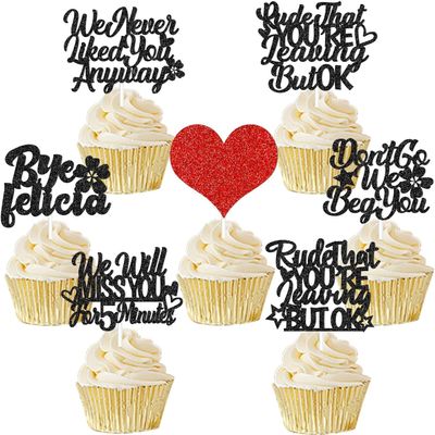 14 Pcs Pink Girl Cupcake Toppers Girl Birthday Cake Decorations for Birthday Party