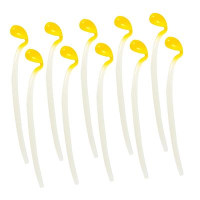 LIFKOME 12pcs Lifelike Bean Sprouts Models Simulation Vegetable Props for Photo Studio Decorative