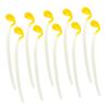 LIFKOME 12pcs Lifelike Bean Sprouts Models Simulation Vegetable Props for Photo Studio Decorative view 1