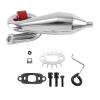 RC Spare Part Compatible with Hpi for ROFUN for BAHA for ROVAN for Baja 1/5 RC CAR for Racing Parts Metal Silencer Exhaust Pipe(Red) view 1