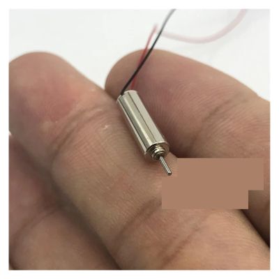 ROUPWKWO 5PCS 4mm*12mm DC 3V 3.7V 4.2V 64000RPM High Speed Coreless Electronic Starter 0.7mm Shaft for RC Toy Model Drone Helicopter Motor