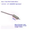 ROUPWKWO 5PCS 4mm*12mm DC 3V 3.7V 4.2V 64000RPM High Speed Coreless Electronic Starter 0.7mm Shaft for RC Toy Model Drone Helicopter Motor view 2