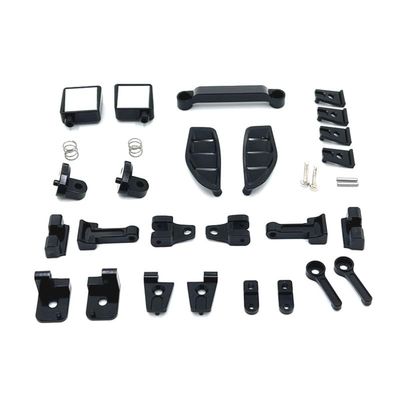 JOYSOG Metal Parts for Hyper Go 1/12 H12Y H12Y+ RC Car Body Shell Anti-Collision Decorative Accessories (Black)