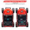 24V 2 Seater Ride on Car, 4WD UTV Electric Cars for Kids with Remote Control, 21" Large Seats, One Foldable Seat, 15.4" Large EVA Wheels, Max Load 140LBS, Music, Light, Ride on Truck for Boys, Girls view 2