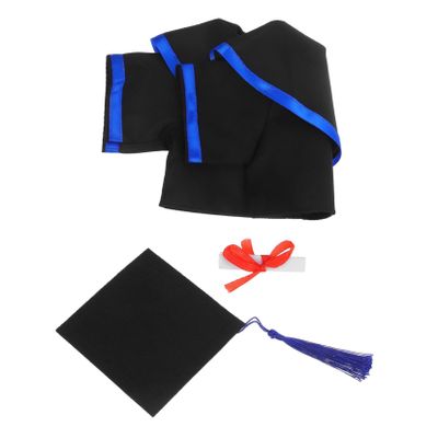 IMIKEYA Miniature Graduation Robe for Dolls Plush Outfit Cap for Decorative Play