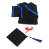 IMIKEYA Miniature Graduation Robe for Dolls Plush Outfit Cap for Decorative Play view 1