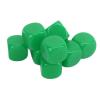 30PCS 16MM Dice Set, Plastic Rounded 6 Sided Dice Cubes, DIY Sticker Math Teaching Tool, Outstanding for Game Party Fun and Craft Making (Green) view 2