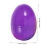 Cabilock 12pcs Fillable Mini Easter Eggs Realistic Plastic Eggs for Easter Party Supplies Fun Fillers for Boys and Girls for Hunts and Holiday Celebrations view 2