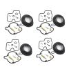 4 Set Motorcycle Carburetor Plunger Diaphragm Kit for Honda CB600F 1998-2006 - Carb Repair Parts with Rubber Seals & Springs - Fits CB 600 CB600 F 600F Models view 1