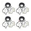4 Set Motorcycle Carburetor Plunger Diaphragm Kit for Honda CB600F 1998-2006 - Carb Repair Parts with Rubber Seals & Springs - Fits CB 600 CB600 F 600F Models view 2