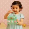 Mint Green Kids Handbag  Glossy Mini Purse with Bear, Hi Cloud & Lollipop Embellishments view 2