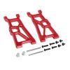 Alloy Front Lower Suspension Arm Set Front Swing Arm High Hardness Remote Control Car Parts for RC Desert Vehicle, Red view 1