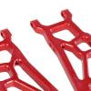 Alloy Front Lower Suspension Arm Set Front Swing Arm High Hardness Remote Control Car Parts for RC Desert Vehicle, Red view 4