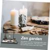 Ciieeo 1set Zen Sandbox Landscape Ornament Decorative Resin Adornment for Desk Relieves Anxiety for Meditation and Relaxation Home Furnishing view 3