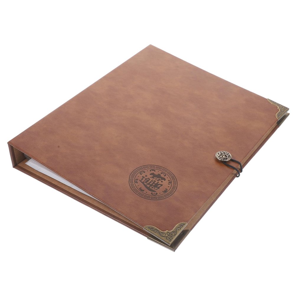 ARTIBETTER Currency Collection Album Currency Holder Book for Bills Storage Bill Pages Pages for Collectors and Boys and Girls Game Cards Pu Design