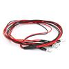 1 Set 1:24 RC Car Plastic 4 Led Light Bar Roof Lamp Headlight for Axial for SCX24 for AXI00001 Accessory view 3