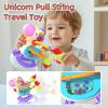 4 in 1 Baby Toys for 6-12 Months, Infant Sensory & Stacking for 1 Year Old, Dinosaur Busy Cube Toys for Babies 6-9-12 Months, Piano Xylophone Musical Travel Toy, Christmas Birthday Gifts for Toddler view 3