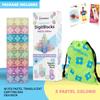 48PCS Pastel Translucent DigitBlocks Magnetic Building Blocks for Kids Montessori STEM Toys for Boys Girls Ages 3-9 Includes Carrying Bag Idea Book Clear Magnet Cubes for Educational Learning Fun view 2