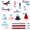 BANBBUR 48 Pack Stocking Stuffers for Kids,Christmas Crafts for Kids Bulk,Build a Snowman Kit,DIY Snowman Crafts Modeling Clay,Christmas Stocking Stuffers Gifts Activities for Boys Girls view 2