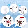 BANBBUR 48 Pack Stocking Stuffers for Kids,Christmas Crafts for Kids Bulk,Build a Snowman Kit,DIY Snowman Crafts Modeling Clay,Christmas Stocking Stuffers Gifts Activities for Boys Girls view 3