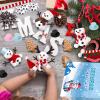 BANBBUR 48 Pack Stocking Stuffers for Kids,Christmas Crafts for Kids Bulk,Build a Snowman Kit,DIY Snowman Crafts Modeling Clay,Christmas Stocking Stuffers Gifts Activities for Boys Girls view 4