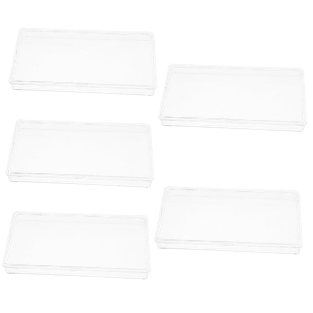 ARTIBETTER 5pcs Plastic Banknote Collection Sleeve and Protective Case for Display Material Holds up to Notes and Damage- Storage