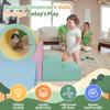 Betterhood Climbing Blocks - Kids Soft Foam Activity Playset - Toddler Couch Climber Gymnastics Equipment for Crawling and Sliding at Home, Preschool, Pink view 4