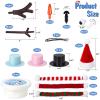 BANBBUR 24 Pack Stocking Stuffers for Kids,Christmas Crafts for Kids Bulk,Build a Snowman Kit,DIY Snowman Crafts Modeling Clay,Christmas Stocking Stuffers Gifts Activities for Boys Girls view 2