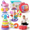 4 in 1 Baby Toys for 6 to 12 Months, Infant Sensory & Stacking for 1+ Year Old, Busy Cube Toys for Babies 12 -18 Months, Piano Xylophone Musical Travel Toys, Christmas Birthday Gifts for 1 - 2 - 3 view 1
