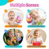 4 in 1 Baby Toys for 6 to 12 Months, Infant Sensory & Stacking for 1+ Year Old, Busy Cube Toys for Babies 12 -18 Months, Piano Xylophone Musical Travel Toys, Christmas Birthday Gifts for 1 - 2 - 3 view 4