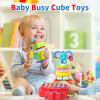 4 in 1 Baby Toys for 6 to 12 to 18 Months, Infant Sensory & Stacking for 1+ Year Old, Busy Cube Toys for Babies 6 - 12 Months, Piano Xylophone Musical Travel Toys, Christmas Birthday Gifts for 1 - 2 view 2