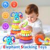 4 in 1 Baby Toys for 6 to 12 to 18 Months, Infant Sensory & Stacking for 1+ Year Old, Busy Cube Toys for Babies 6 - 12 Months, Piano Xylophone Musical Travel Toys, Christmas Birthday Gifts for 1 - 2 view 3