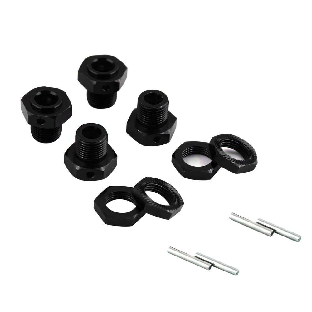 17mm Aluminum Alloy Lightweight Hex Wheel Hubs Adapter Nuts for ARRMA 1/8 4s KRATON RC Car Accessory